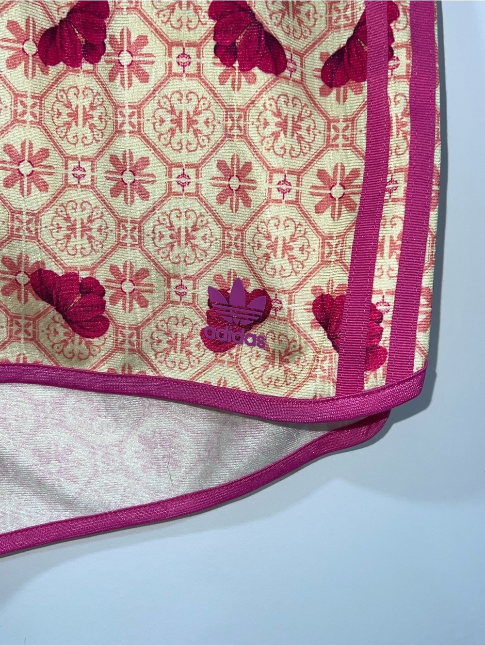 adidas X The Farm Company Borboflor Shorts in Floral Print - Picture 4 of 6